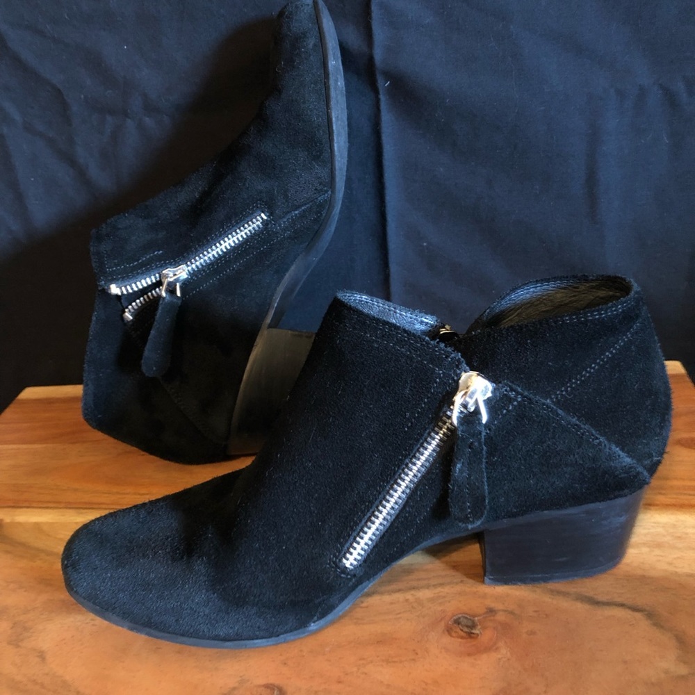 Suede booties
